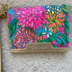 Lilly Pulitzer Colorful Floral Card Holder